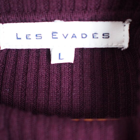 Ralph Lauren Burgundy Turtleneck Sweater - Picture 3 of 5